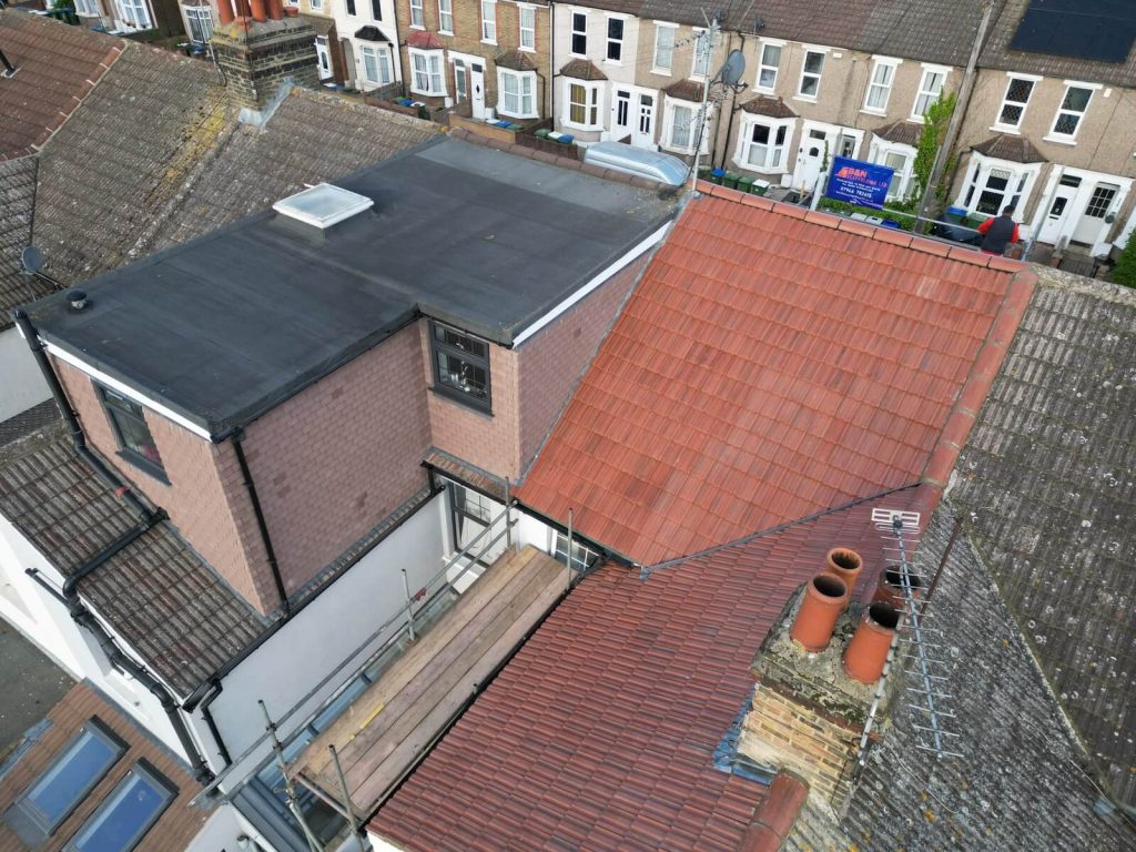 new roof installation in town